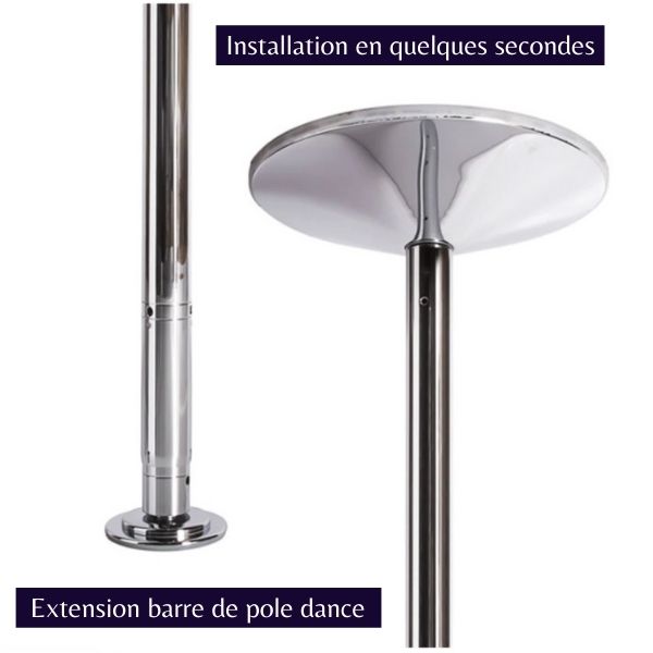 Barre de Pole Dance Rond Barre d'extension Extension 250 mm Qualité  supérieure - Cdiscount